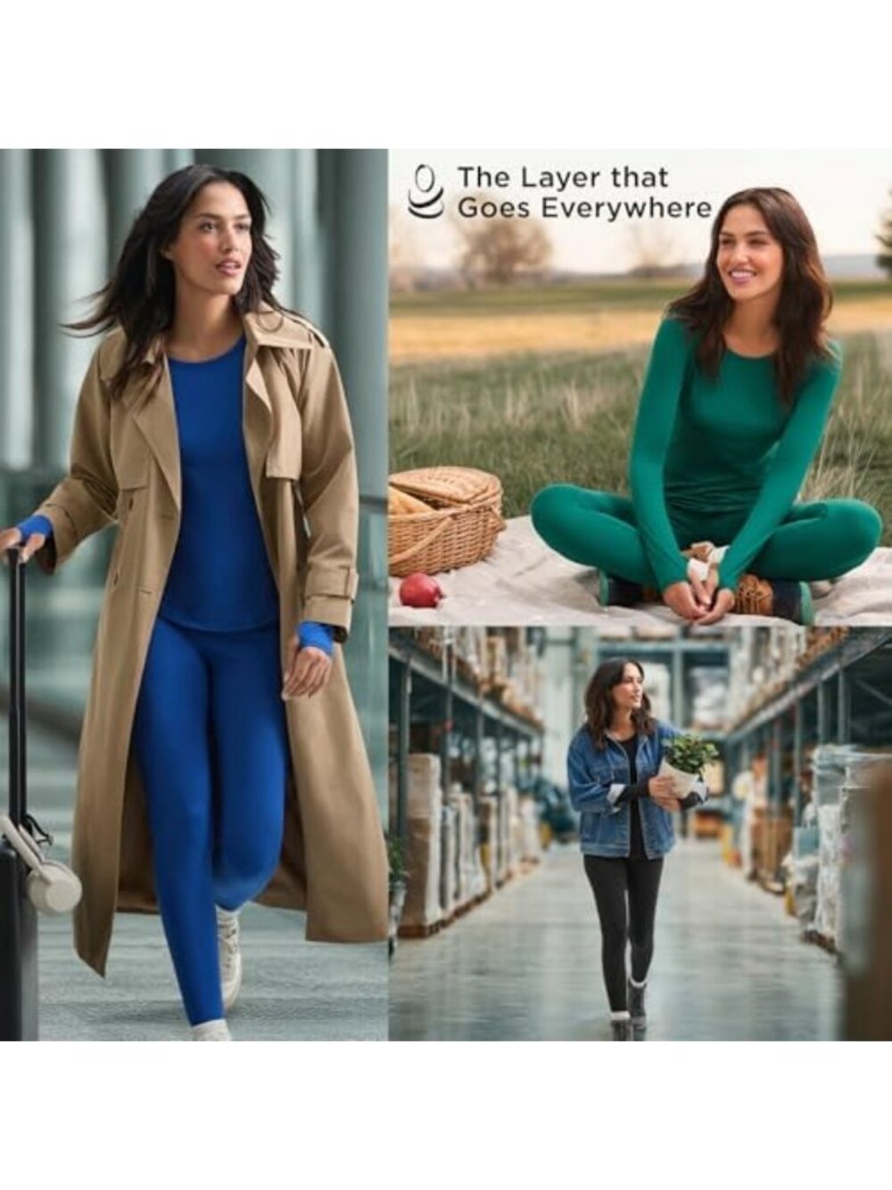 Lightweight 2-Piece Active Base Layer Set for Women | Cozy & Stylish Outfit - Picture 5 of 6